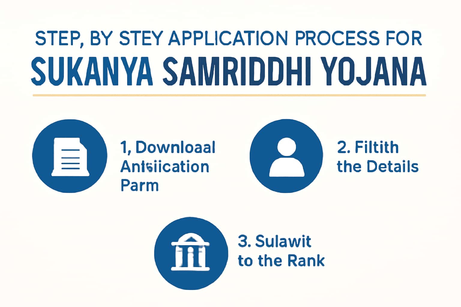 Step-by-Step Application Process for Sukanya Samriddhi Yojana